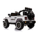 Macchina Elettrica per Bambini Fuoristrada Adventure 12V con Telecomando Bianco