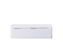 Mensola da Parete 1 Cassetto 45x13,4x20 cm in Fibra di Legno Lego Bianco