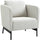Poltroncina 73x74x82 cm in Velluto a Coste Grigio