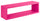 Mensola da Parete 60x18x15,5 cm in Fibra di Legno Regolo Fuxia