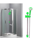 Asta saliscendi doccia regolabile 53 cm con doccino monogetto Verde
