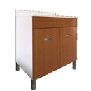 Mobile Sottolavello da Cucina 90x50x69 cm con 2 Ante in Nobilitato Teak 