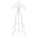 Portasciugamani Melodie 68x37x90 h cm in Acciaio Bianco