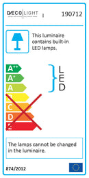 Plafoniera Led 45W 4320lm 4500K Cromo E-Energy Spira