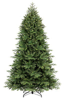 Albero di Natale Artificiale Realistico 210 cm 1418 Rami Apertura a Ombrello Verde
