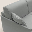 Divano Letto 2 Posti 169x90x96 cm in Tessuto Grigio