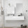 Mobile Ingresso 55x50x30 cm Yuma bianco lucido
