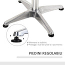 Tavolo da Bar in Acciaio Inox 60x60 cm  Break