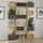 Libreria design 120x171 cm Niho rovere antracite