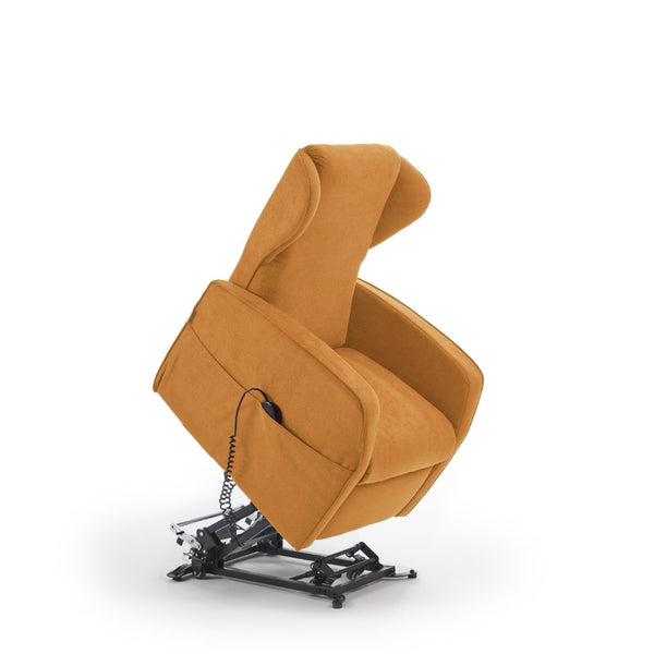 Poltrona Alzapersona Elettrica 2 Motori 73x101x86 cm Adele in Microfibra Dispositivo Medico 1 Mostarda prezzo