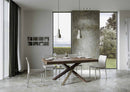 Tavolo Allungabile 160-264x90x77 cm Volantis Noce