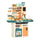 Cucina Giocattolo per Bambini 70x32x92,2cm in Polipropilene Beige e Verde