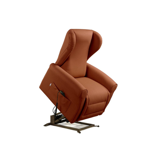 sconto Poltrona Alzapersona Elettrica 2 Motori 90x100x90 cm Sofa in Microfibra Dispositivo Medico 1 Mattone