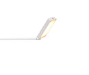 Piantana da Interno a LED in Metallo Bianco Opaco