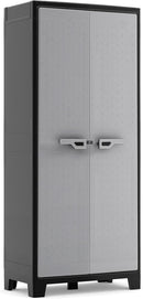 Armadio 8 Ripiani 80x44x182 cm Keter Titan Multispace XL Nero