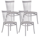 Set 4 Sedie 43x86x41 cm in Polipropilene Ghiaccio