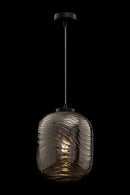 Lampada pendente Pendant in Metallo Dunas Opaco Nero