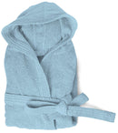 Accappatoio in Spugna 100% Cotone Azzurro Taglia S/M