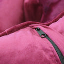 Divano 3 Posti Chandler 196x81x89 h cm in Velluto Rosso