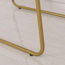 Set 2 Sedie Imbottite 44,5x59,5x91 cm in Flanella  Grigie