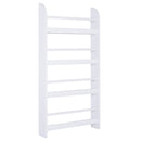 Mobile Libreria da Parete 4 Ripiani 59x12x113 cm in Legno  Bianco