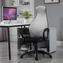 Sedia da Ufficio Operativa Ergonomica in Tessuto  Nero e Bianco