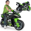 Moto Cavalcabile per Bambini 3+ Anni Licenza Repsol Tween XL 97,1x40,8x59,5 cm Peso Max 50 kg Nero e Verde 
