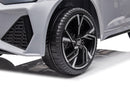 Macchina Elettrica per Bambini 12V con Licenza Audi RS6 Grigia