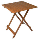 Tavolo pieghevole da Pic Nic Giardino 80x60 cm in legno color Noce