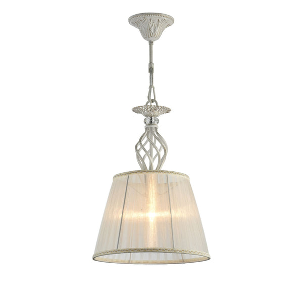 Lampada pendente Elegant in Metallo Grace Bianco con Oro prezzo