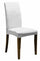 Set 2 Coprisedie Elasticizzati in Poliestere Bianco