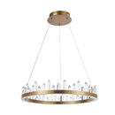 Lampada pendente Modern in Metallo Gletscher Ottone