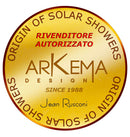 Doccia da Esterno Giardino Miscelatore e Lavapiedi Arkema Funny Yin Grigio Antracite
