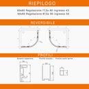 Box Doccia Semicircolare 2 Ante Scorrevoli in Cristallo Acidato 6mm H195 Bonussi Lucy Varie Misure