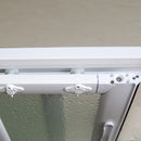 Porta Doccia 2 Ante Scorrevoli in Acrilico H185 cm Dorini Bianco Varie Misure