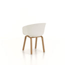 Set 4 Sedie 58x51x78 cm in Polipropilene Bianco