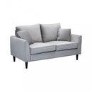 Divano 2 Posti Chandler 152x81x89 h cm in Velluto Tortora
