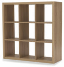 Libreria 9 Ripiani 113x113x39 cm in MDF Soriani Rovere