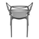 Set 4 Sedie 55x54x82 cm in Polipropilene Sveva Grigie