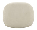 Poltrona Ginevra Bianca 81x78x64 cm in Compensato e Spugna e Poliestere Bianco      