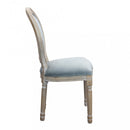 Sedia Constance 48x46x96 h cm in Velluto Grigio
