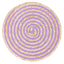 Set 6 Tovagliette Ø38 cm  in Paglia e Carta VdE Tivoli 1996 Spiral
