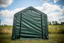 Casetta Box da Giardino 1,8x1,8xh1,8 m in Tessuto Polietilene Rinforzato 195gr/mq Verde