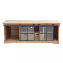 Mobile Dorian 160x45,5x60 h cm in Legno Marrone