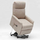 Poltrona Alzapersona Elettrica 1 Motore 73x94x103 cm in Tessuto Beige
