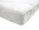 Topper Trapuntato Imbottito con Elastici Trapuntato Basic Bianco Varie Misure