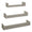 Set 3 Mensole da Parete 60-50-40x15,5x8 cm in Fibra di Legno Calamita Marrone Talpa