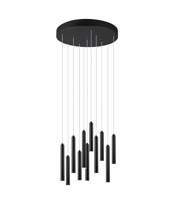 Lampada a Sospensione da Interno a LED in Metallo Nero Opaco sconto