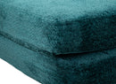 Divano Letto Faster Petrolio 150x100x80 cm in Spugna e Poliestere Verde acqua      