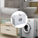 Trituratore per WC 600W in Polipropilene Bianco 51x21x31 cm 
